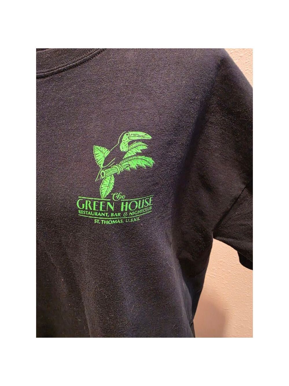 Men's Activewear Ultra Cotton Short Sleeve Tee XL Green House Bar U.S.V.I